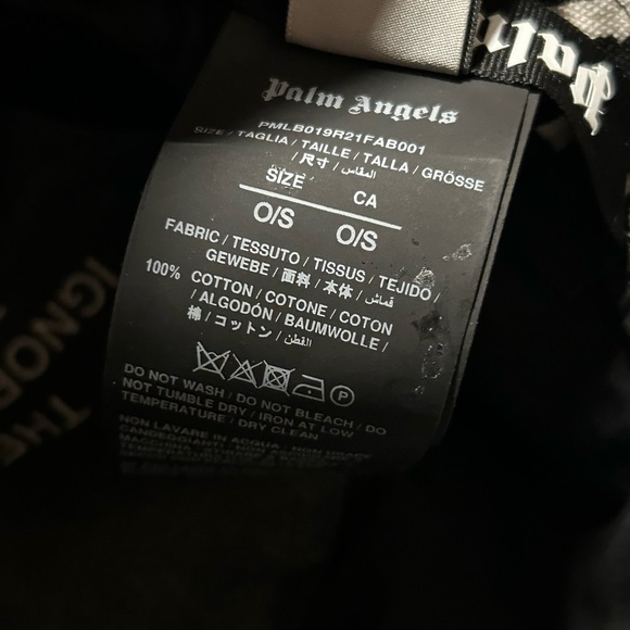 Palm Angles bucket hat cap one size logo all over print - Picture 5 of 7